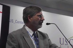 Dr Deane Mckinney presenting at COP 20 Lima Peru