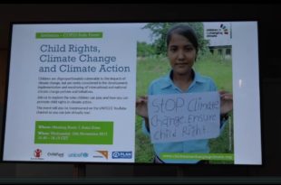 MOTHER CHANNEL | COP 23 UNICEF CLIMATE CHANGE AND CHILD RIGHTS